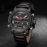 Heren Horloges Top Luxe Merk NAVIFORCE Mode Digitale Klok Mannen Quartz Sport Horloge Man Lederen Militaire Waterdicht Horloge