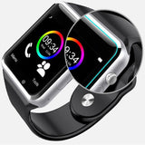 Drop verzending A1 Horloge Bluetooth Smart Horloge Sport Stappenteller Met SIM Camera Smartwatch voor Android iPhone PK iwo8 horloge