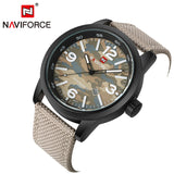 NAVIFORCE Top Luxe Merk Mannen Militaire Sport Horloges heren Quartz Datum Uur Klok Man Nylon Polshorloge Relogio Masculino