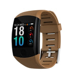 Q11 Smart Horloge Waterdicht Fitness Armband Grote Touch Screen Bericht herinneren Hartslag Tijd Smartband Activiteit Tracker PK Q9 P68