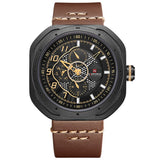 2018 Top Merk Luxe NAVIFORCE Horloge Mannen Mode Sport Quartz Horloges mannen Lederen Waterdichte Hand Klok Relogio Masculino