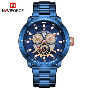 NAVIFORCE Merk Heren Horloges Luxe Mode Sport Horloge Mannen Quartz Klok Militaire Man Waterdicht Horloge Relogio Masculino