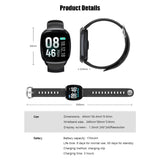 VERYFiTEK GT103 Full Screen Touch Smart Horloge Bloeddruk Fitness Tracker Sleep Monitor Hartslag Mannen Vrouwen Smartwatch