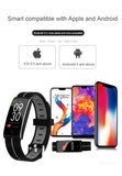 F10 + Smart horloge Kleur Fitness Tracker Sport IP68 Waterdichte Afstandsbediening Slimme band voor Android iOS Telefoon PK Y5 mi band3 GT08