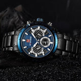 NAVIFORCE Nieuwe heren Horloge Luxe Merk Mode Sport Quartz Horloges Mannelijke Rvs Waterdichte Datum 24 Uur Display Klok