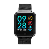 P68 vrouwen smart watch hartslag bloeddruk oximeter stap fitness tracker waterdicht smart watch voor Android IOS mannen horloges