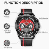 Mannen Horloge NAVIFORCE Luxe Merk Mode Sport Quartz Horloges Mannelijke Lederen Kalender Waterdicht Klok Voor Mannen Relogio Masculino