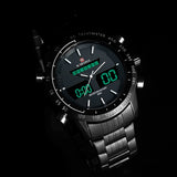 NAVIFORCE Luxe merk Volledige Steel Horloge Mannen Sport Militaire Horloges heren Quartz Analoge LED Polshorloge relogio masculino