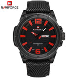 NAVIFORCE Mannen Militaire Quartz Horloges Mens Sport Waterdichte Horloges Mannelijke Nylon Strap Datum Analoge Klok Relogio Masculino