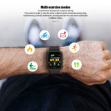 VERYFiTEK Nylon Smart Horloge Bloeddruk Hartslagmeter Fitness Armband Sport Horloge Mannen Vrouwen Smartwatch voor IOS Android