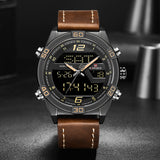 Mannen Horloge NAVIFORCE Nieuwe Luxe Fashion Quartz Horloges Heren Lederen Waterdicht Datum Week Analoge Klok Relogio Masculino