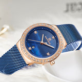 NAVIFORCE Mode Merk Vrouwelijke Quartz Horloge Rvs Mesh Riemen Elegante Dames Horloges Creatieve Luxe Dial Reloj Mujer