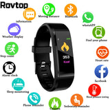 Rovtop Nieuwe Slimme Horloge Mannen Vrouwen Hartslagmeter Bloeddruk Fitness Tracker Smartwatch Sport Horloge voor IOS Android