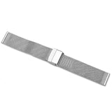 Q8 Smartwatch Metalen Vervanging Strap Roestvrij Stalen Band Zwart Zilver voor VERYFITEK Q8 Smart Horloge Accessoires
