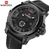 NAVIFORCE Luxe Merk Mannen Militaire Horloges mannen Quartz Datum Klok mLeather Waterdicht Sporthorloge Relogio Masculino