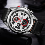 Top ARMIFORCE Mannen Horloges Luxe Merk Militaire Sport Horloge Heren Lederen Chronograph Quartz Analoog horloge Klok Relogio Masculino