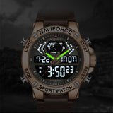 Top NAVIFORCE Merk Mannen Horloges Fashion Luxe Quartz Horloge Heren Militaire Chronograaf Sport Horloge Klok Relogio Masculino