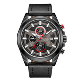 NAVIFORCE Mannen Horloges Top Luxe Merk Militaire Sport Horloge Heren Lederen Chronograph Quartz Analoog horloge Klok Relogio Masculino