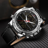 NAVIFORCE Top Merk Heren Horloges Fashion Luxe Quartz Horloge Heren Militaire Chronograaf Sport Horloge Klok Relogio Masculino