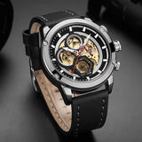 Top NAVIFORCE Mannen Horloge Merk Mode Luxe Quartz Heren Horloges Waterdichte Sport Lederen Militaire Horloge Relogio Masculino