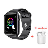 GEEN-GRENZEN Drop verzending A1 Horloge Bluetooth Smart Horloge Sport Stappenteller Met SIM Camera Smartwatch voor Android PK iwo 8 W34