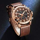 ARMIFORCE Mannen Horloges Fashion Brand Luxe Quartz Horloge Heren Lederen Chronograaf Sport Horloge Mannelijke Klok Relogio Masculino