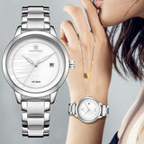 Vrouwen Horloges NAVIFORCE Top Merk Horloge Luxe Kwarts Waterdichte vrouwen Horloge Dames Meisjes Mode Klok relogios feminino