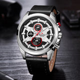 Top ARMIFORCE Mannen Horloges Luxe Merk Militaire Sport Horloge Heren Lederen Chronograph Quartz Analoog horloge Klok Relogio Masculino