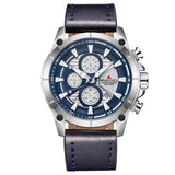 NAVIFORCE Luxe lederen Horloges Fashion Brand Chronograaf Sport Horloge Relogio Masculino